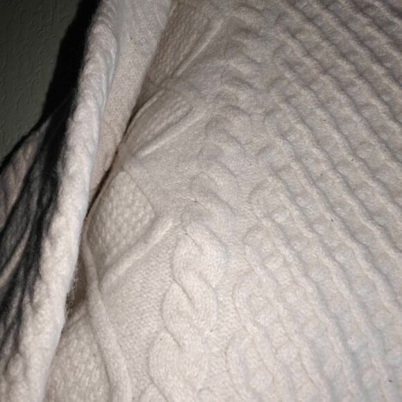 Sunday Best Wool Blend Cable knit Crew Neck Sweater Aritzia - Picture 4 of 6